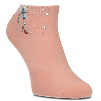 Ružové dámske ponožky